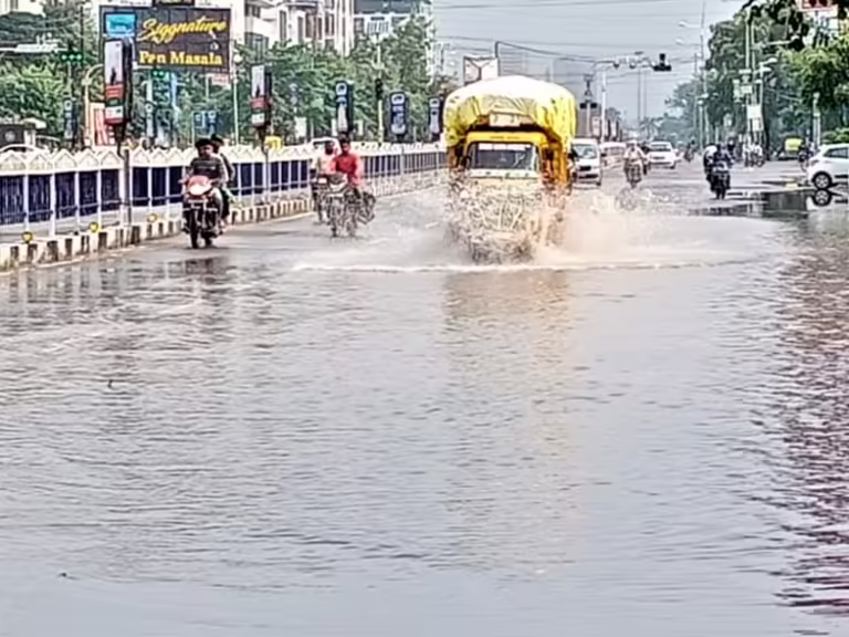 इंदौर जिले में वर्षा की जानकारी.