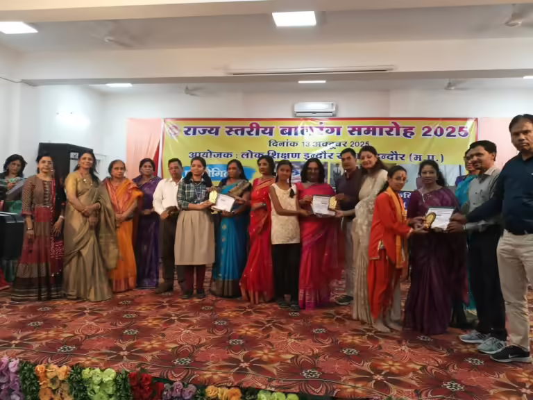 राज्य स्तर पर शासकीय सांदीपनि विद्यालय इंदौर का परचम लहराया