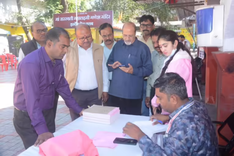 इंदौर प्रेस क्लब में नि:शुल्क मेगा हेल्थ कैम्प