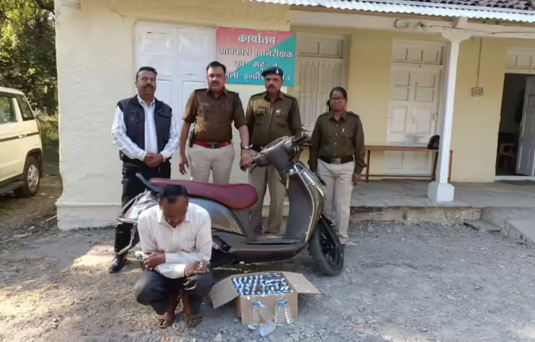 शराब के अवैध परिवहन पर कड़ी कार्रवाई