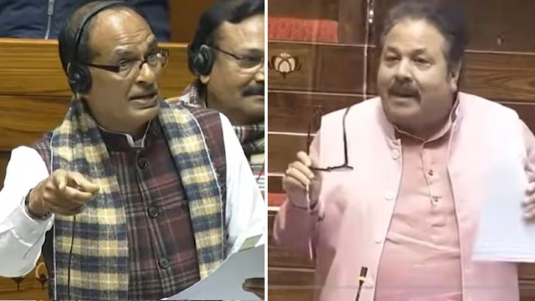 संसद में राजीव शुक्ला ने शिवराज सिंह चौहान की ली चुटकी