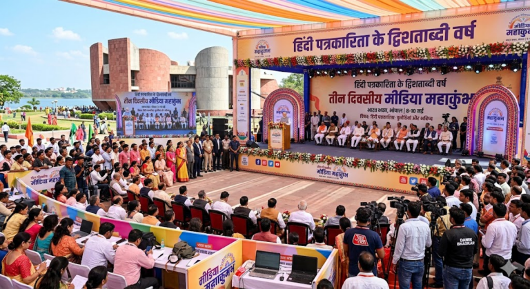 हिंदी पत्रकारिता के द्विशताब्दी वर्ष पर भारत भवन में तीन दिवसीय मीडिया महाकुंभ 8 मई से