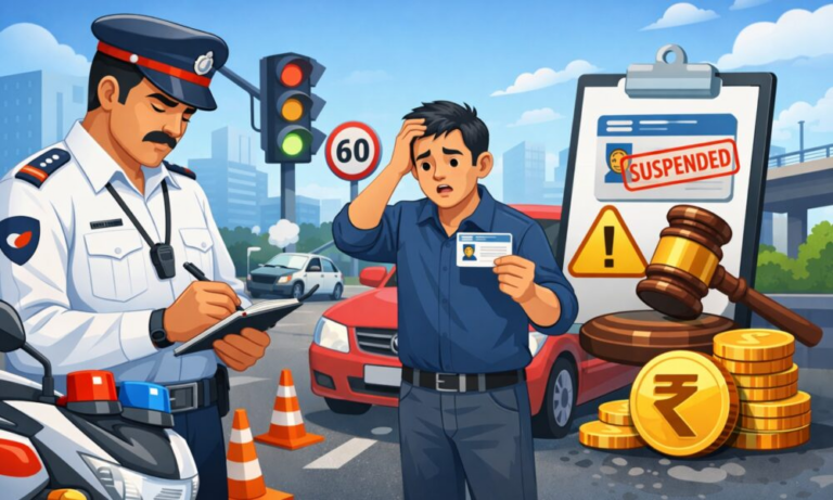 नियम तोड़े, 210 लोगों के लाइसेंस सस्पेंड होंगे