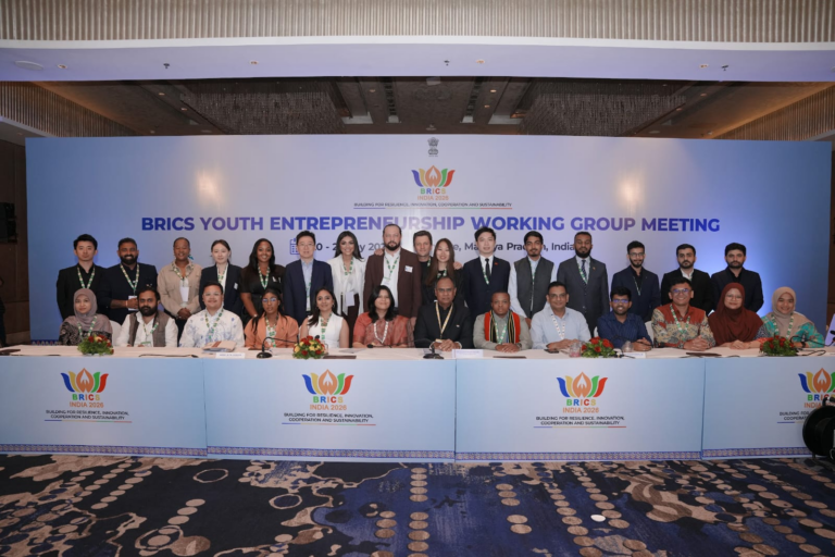 भारत की ब्रिक्स अध्यक्षता में इंदौर में ब्रिक्स युवा परिषद उद्यमिता कार्य समूह की बैठक संपन्न