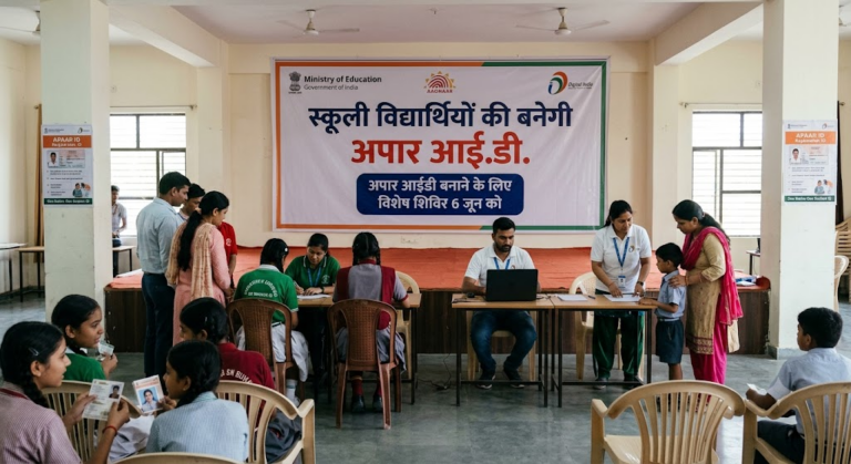 स्कूली विद्यार्थियों की बनेगी अपार आई.डी.