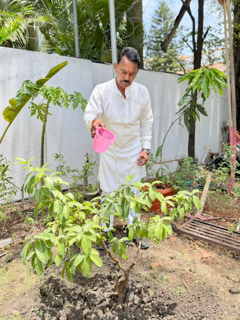 विश्व पर्यावरण दिवस पर मंत्री श्री तुलसीराम सिलावट ने किया वृक्षारोपण