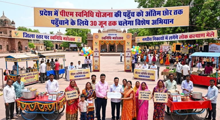 प्रदेश में पीएम स्वनिधि योजना की पहुँच को अंतिम छोर तक पहुँचाने के लिये 30 जून तक चलेगा विशेष अभियान
