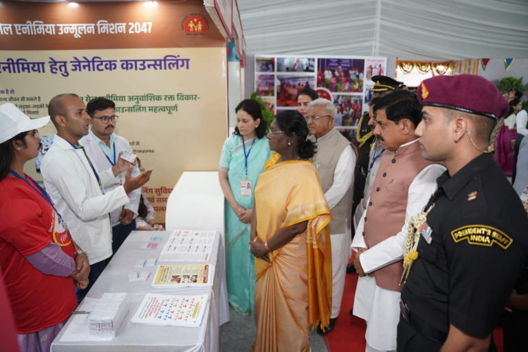 सिकल सेल उन्मूलन में मध्यप्रदेश देश में नंबर-1