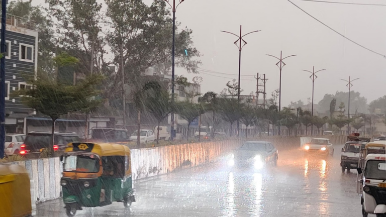 इंदौर जिले में बारिश का सिलसिला हुआ शुरू
