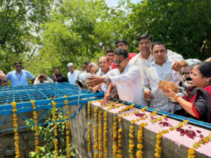 मंत्री श्री तुलसीराम सिलावट की उपस्थिति में जल गंगा संवर्धन अभियान-2026 का समापन
