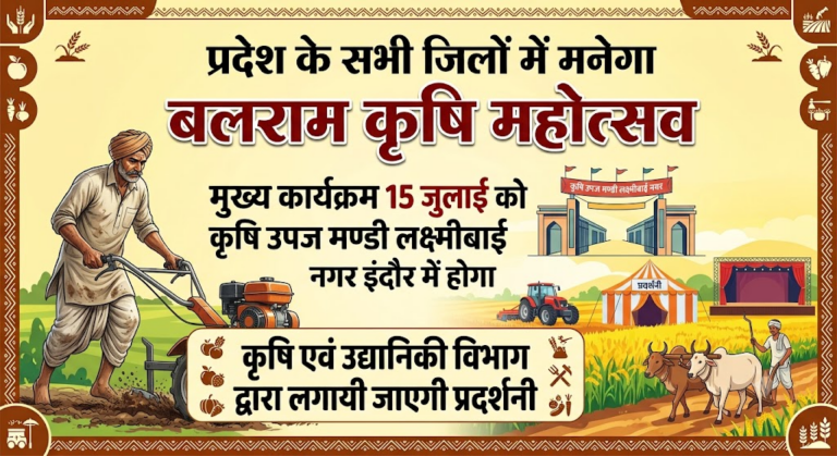 प्रदेश के सभी जिलों में मनेगा बलराम कृषि महोत्सव