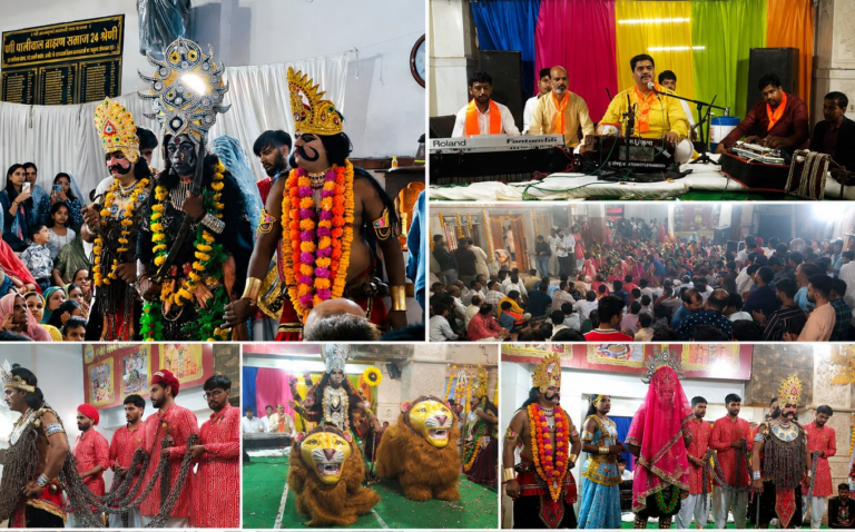 एक शाम माताजी–भेरूजी के नाम : भजन संध्या एवं जागरण में उमड़ा समाज का जनसैलाब