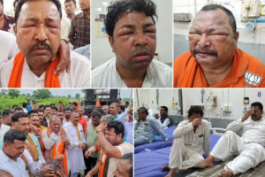 भाजपा नेताओं पर मधुमक्खियों का हमला.. 40 से ज्यादा नेता और कार्यकर्ताओं के चेहरे सूजे..