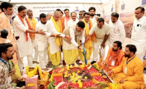 मध्यप्रदेश में मां बगलामुखी देवी लोक परियोजना का प्रथम चरण भूमि-पूजन