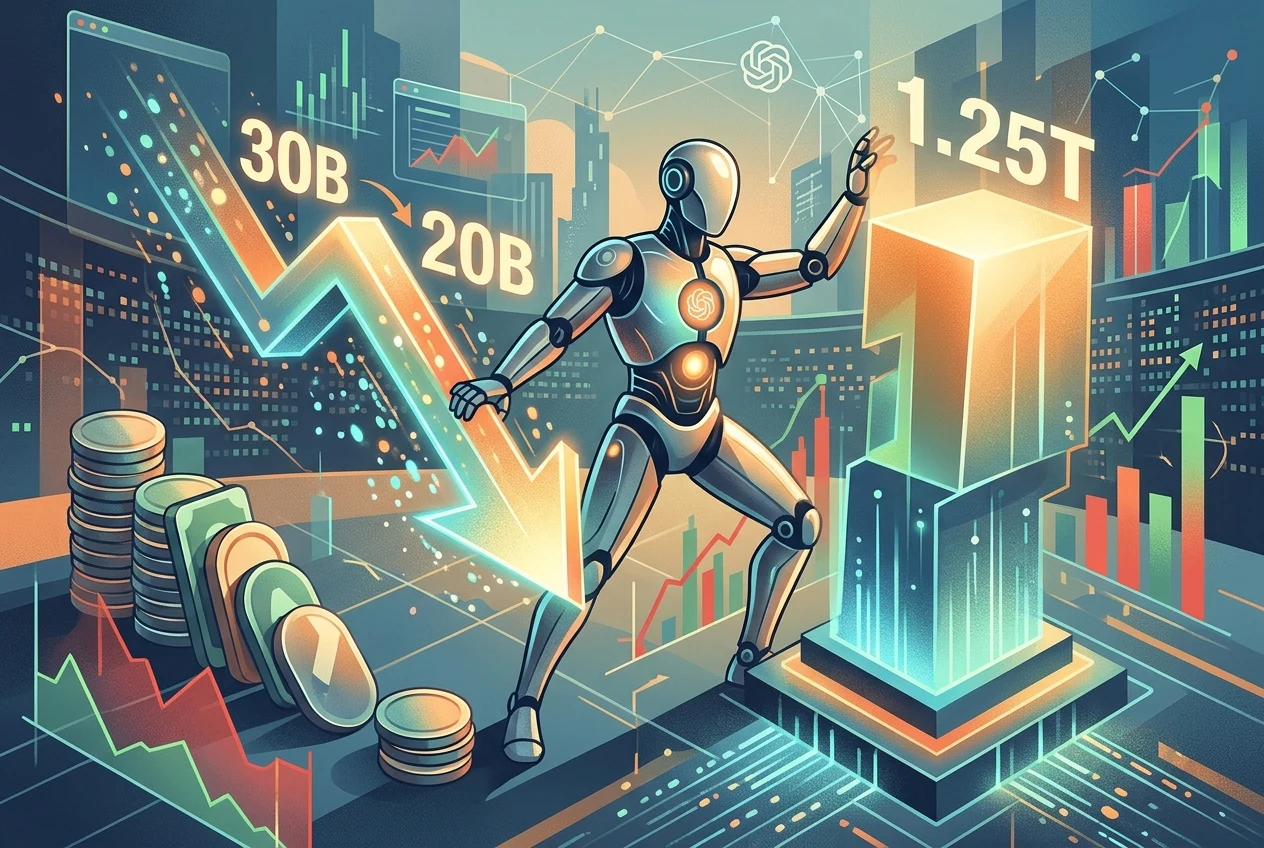 OpenAI ने फंडिंग लक्ष्य घटाया, अब $20 बिलियन की खोज